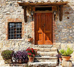 tuscan doorway